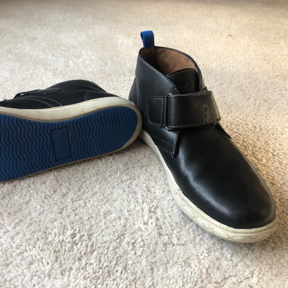 Boys Black Leather Shoes, Excellent Condition Sz 5 - Picture 6 of 6